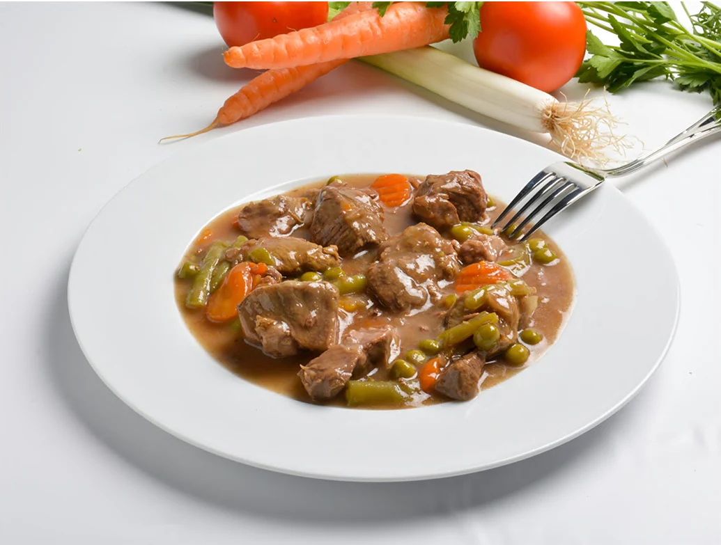 Presentación de Goulash de ternera